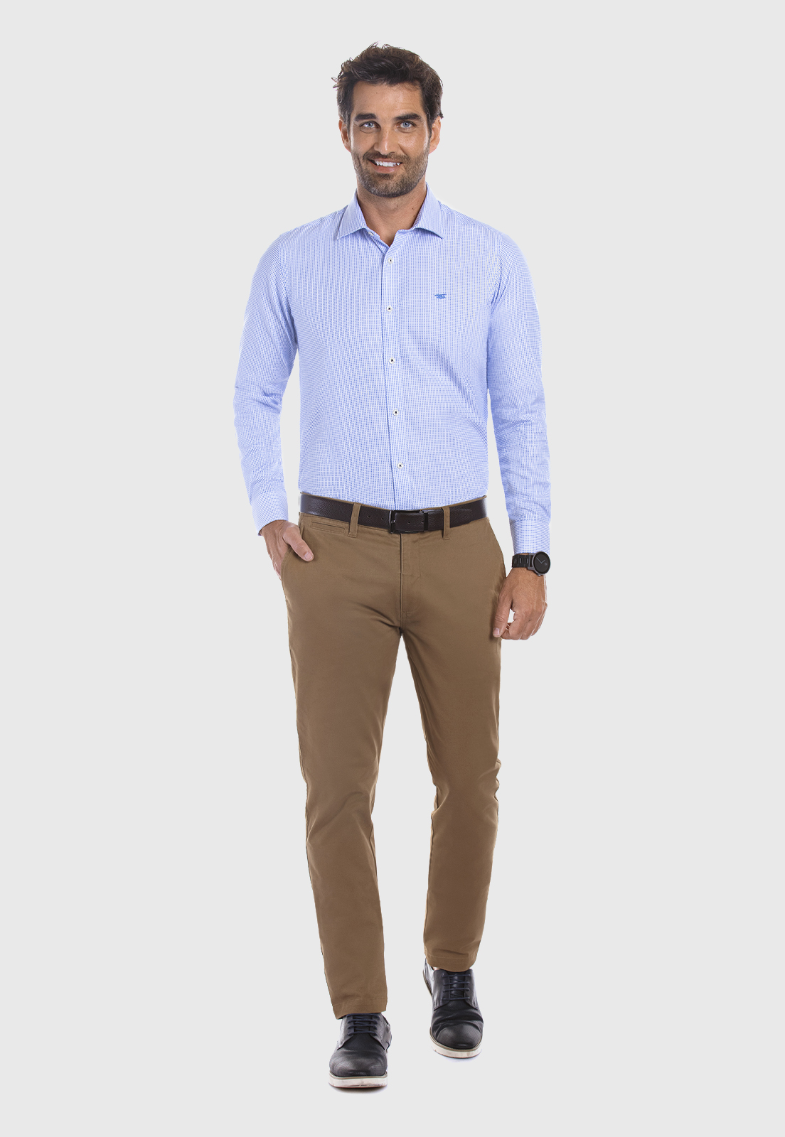 PANTALÓN TWILL SLIM /31 TOASTED - 2