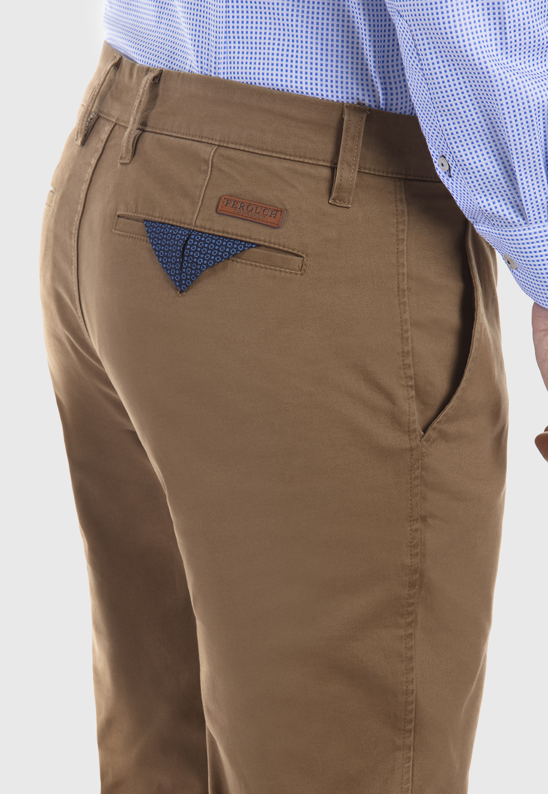 PANTALÓN TWILL SLIM /31 TOASTED - 4