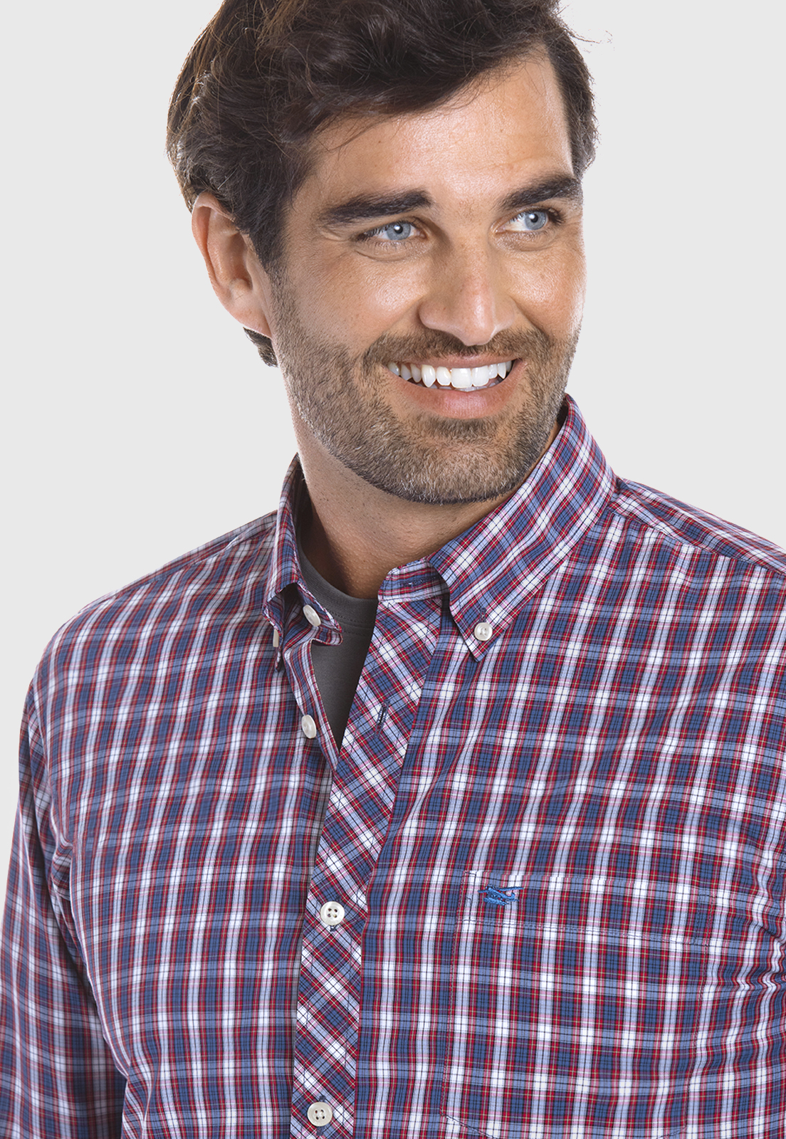 CAMISA CHECKERED BRISTOL F RED - 4