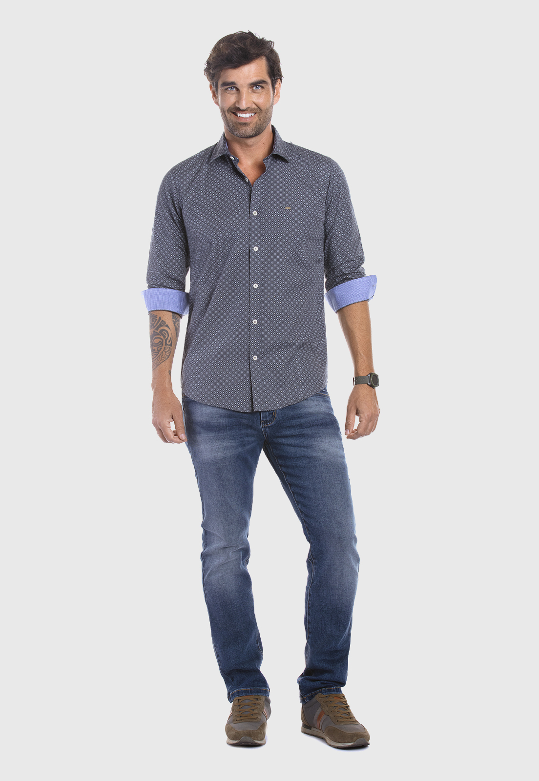 CAMISA ESTAMPADA FLORIDA FJ GRAFITO - 2