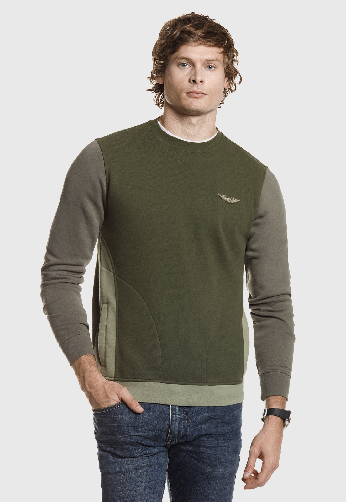 POLERA MANGA LARGA MISURI MILITARY - 1