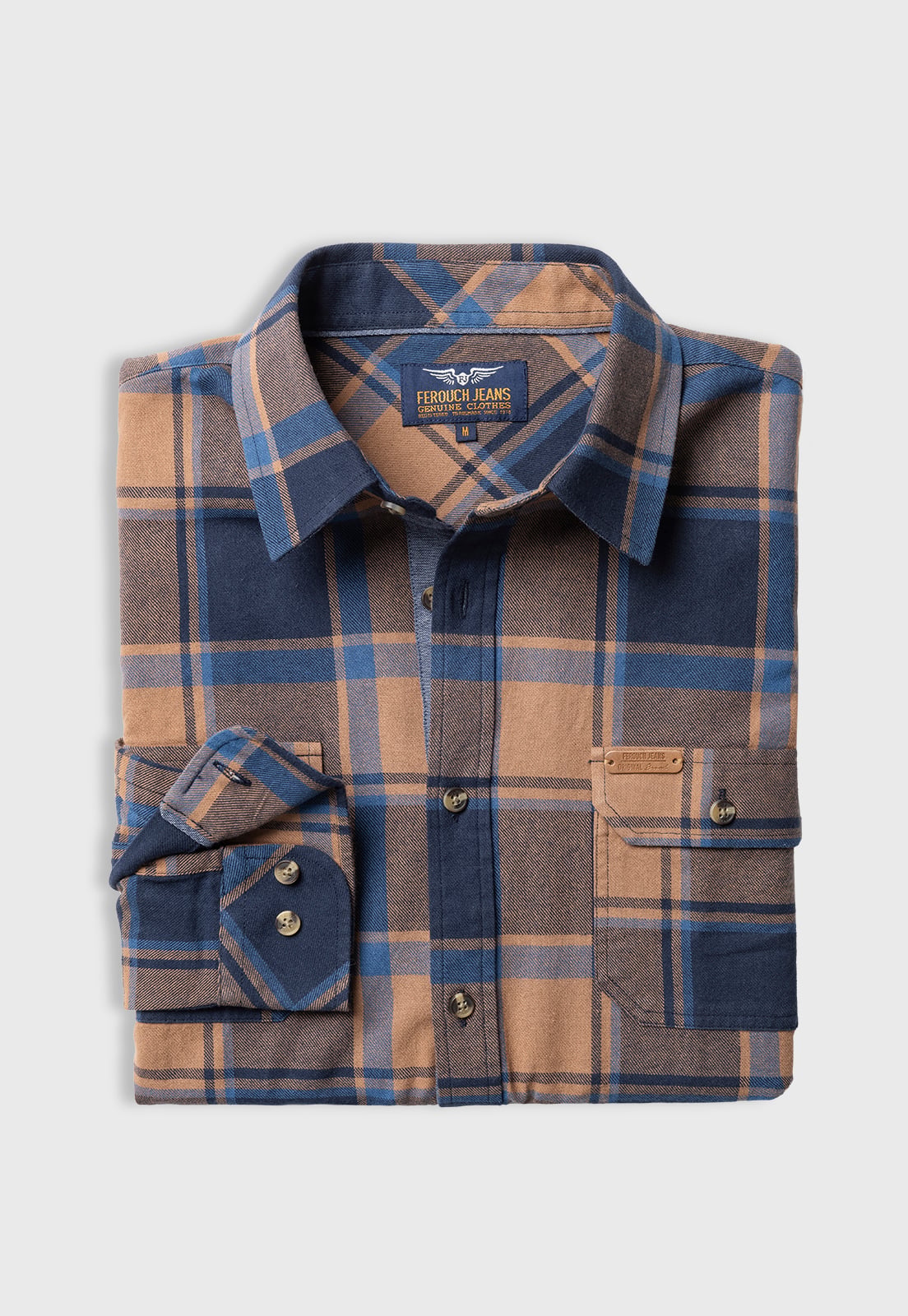 CAMISA CHECKERED MICHIGAN FJ GOLD - 5