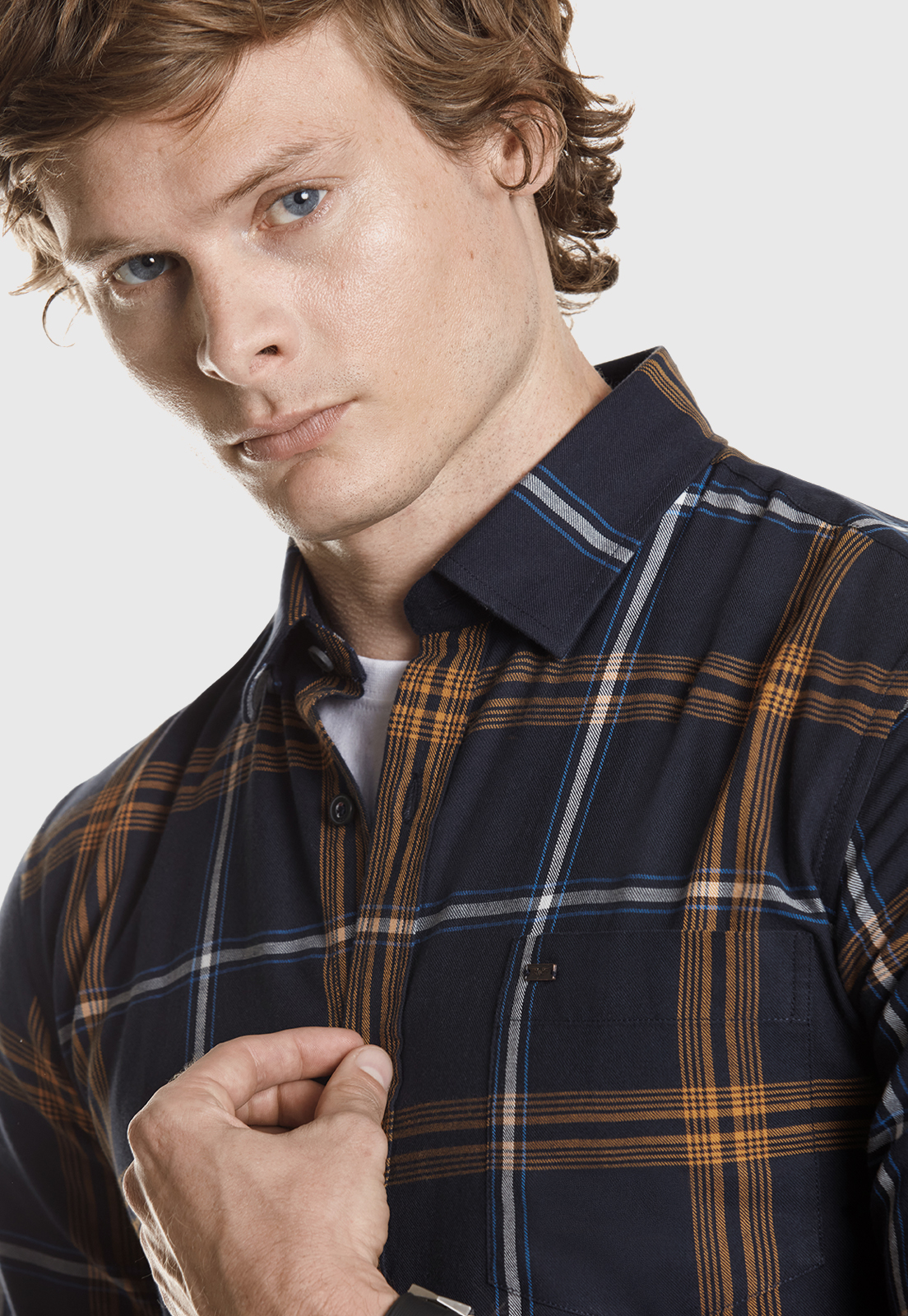 CAMISA CHECKERED OREGON FJ GOLD - 4