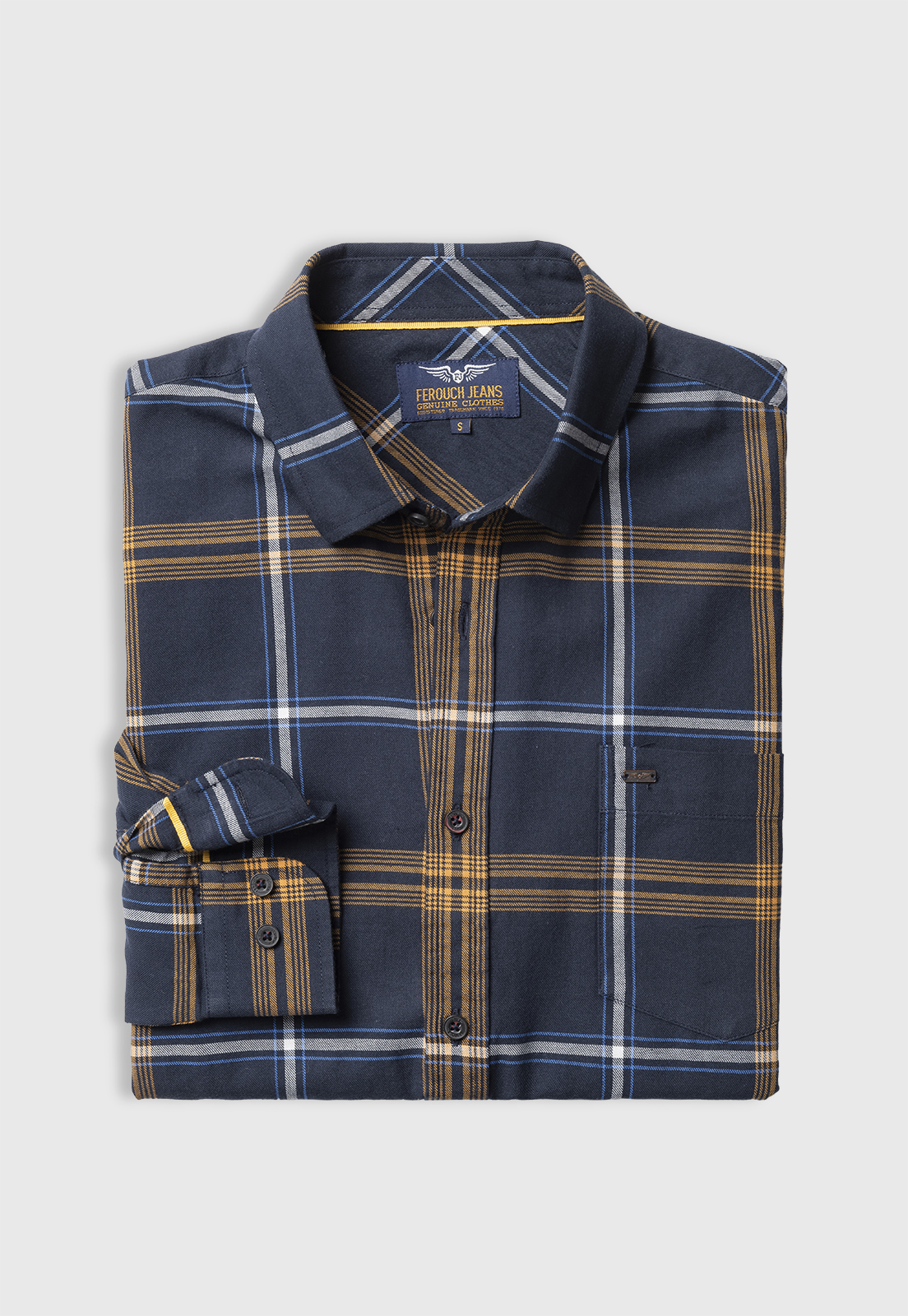 CAMISA CHECKERED OREGON FJ GOLD - 5