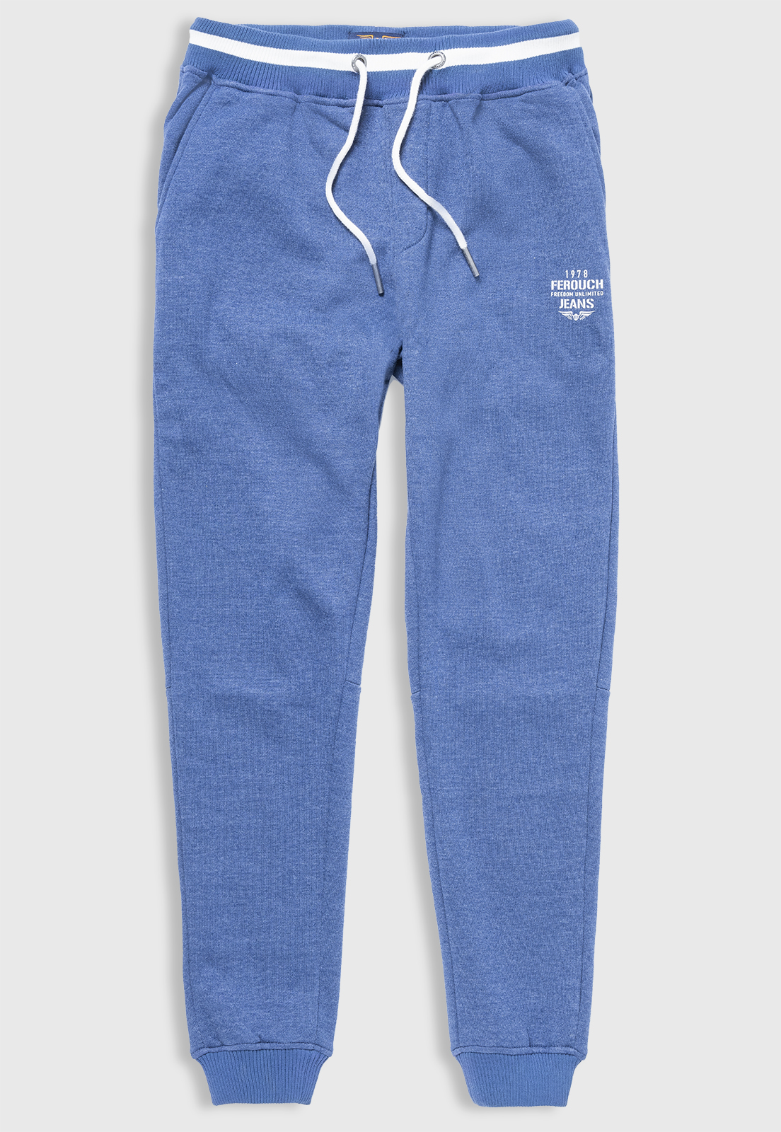 PANTALÓN DE BUZO OHIO NAVY MELANGE - 5