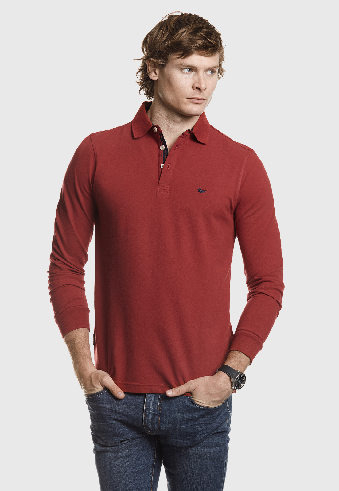 POLERA POLO BÁSICA RED - 1
