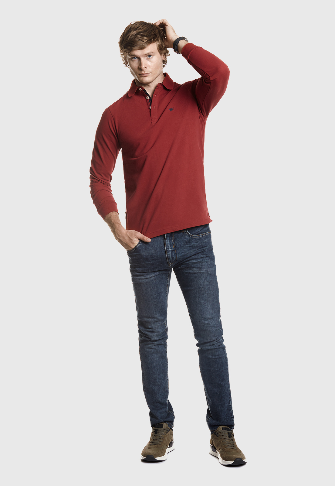 POLERA POLO BÁSICA RED - 2