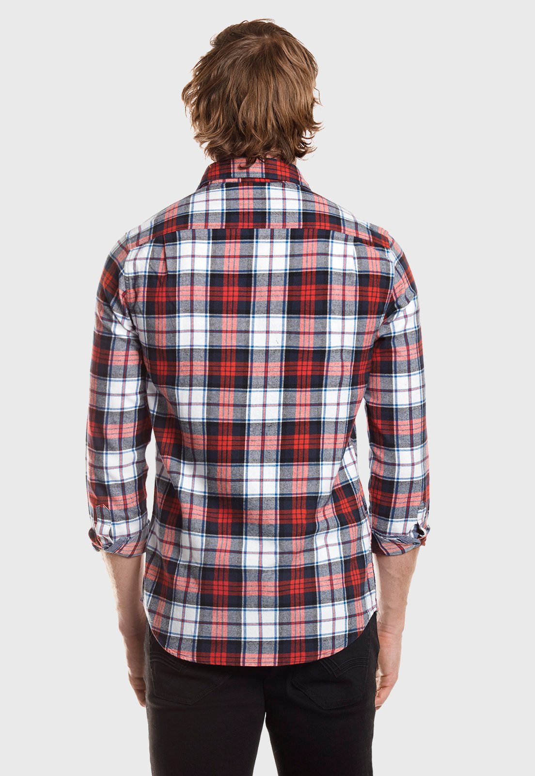 CAMISA CHECKERED SAN DIEGO FJ RED - 3