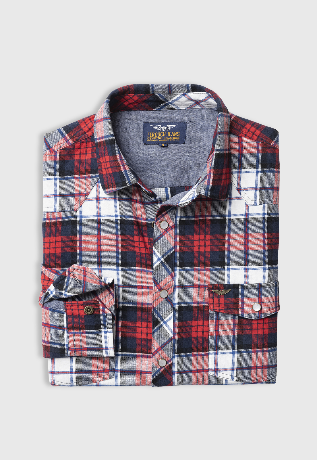 CAMISA CHECKERED SAN DIEGO FJ RED - 5