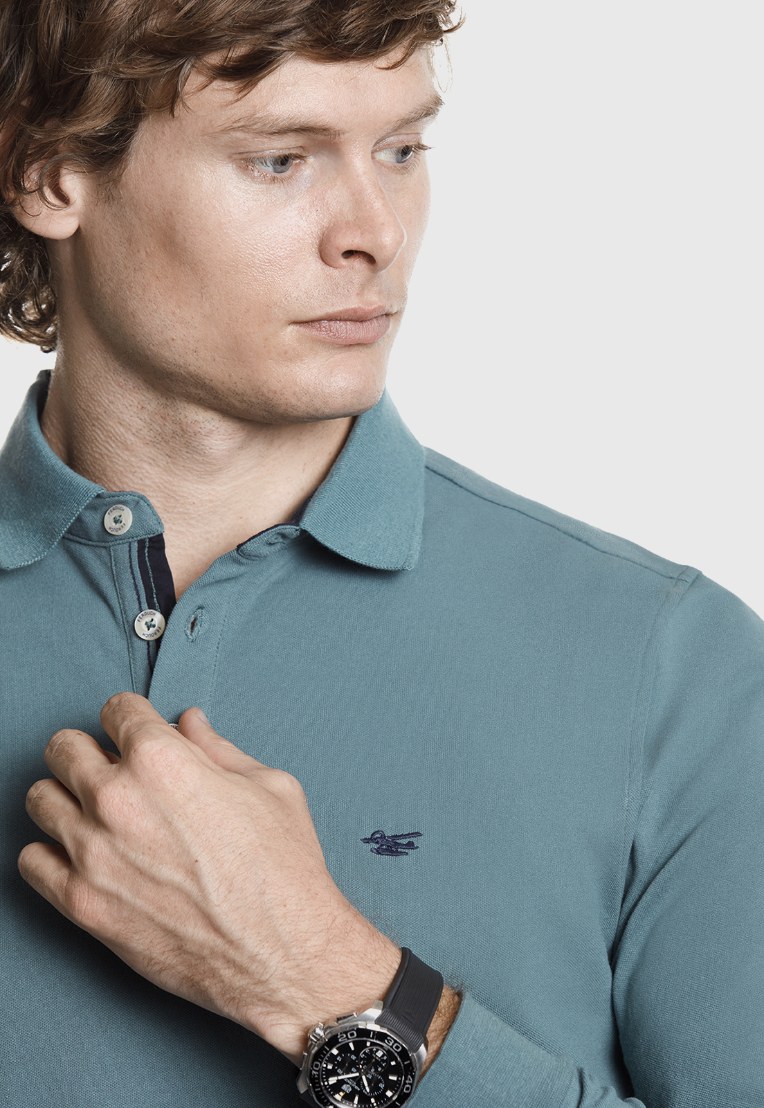 POLERA POLO BÁSICA EMERALD - 4