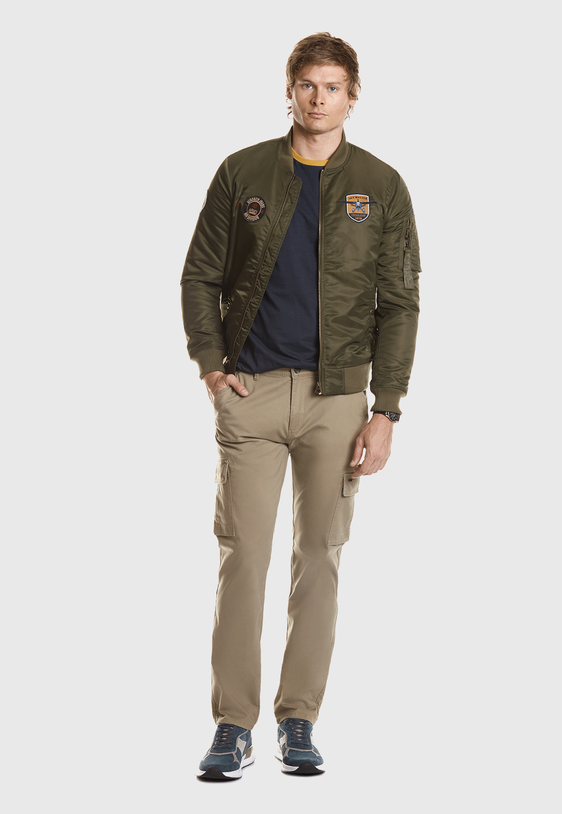 PANTALÓN CLÁSICO CARGO F ALMOND - 2