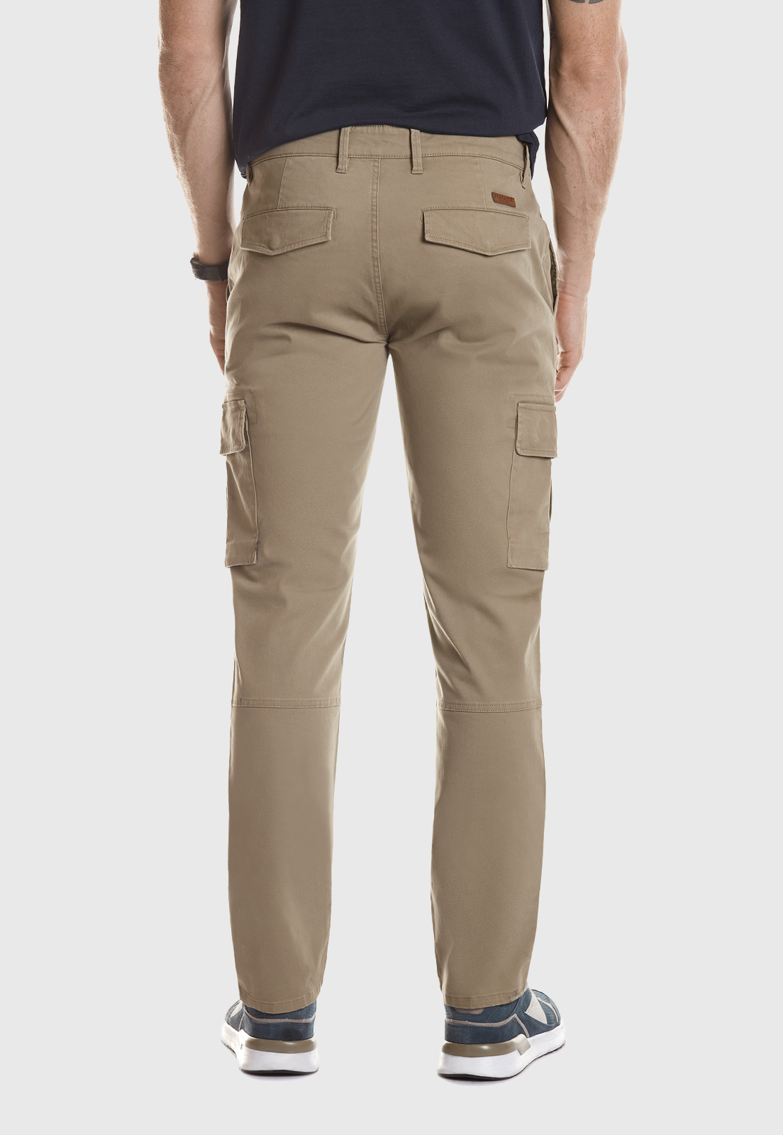 PANTALÓN CLÁSICO CARGO F ALMOND - 3