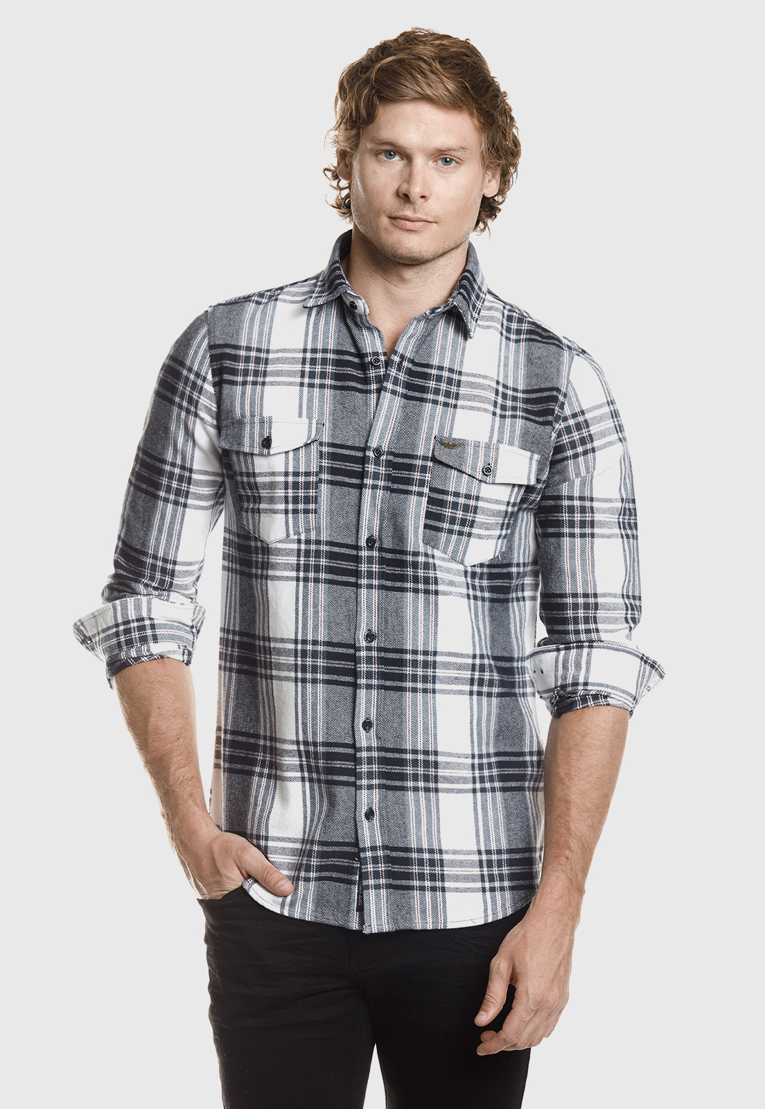 CAMISA OVERSHIRT ECRU FJ ECRU - 1