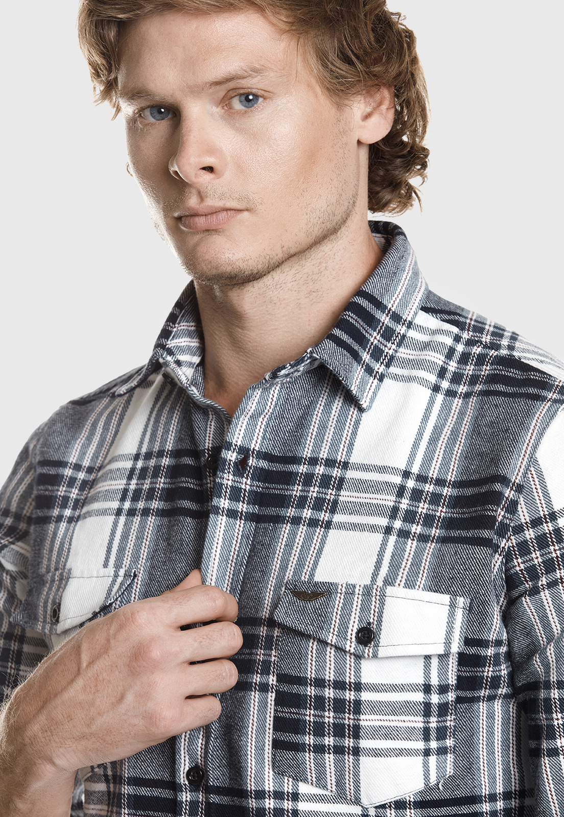 CAMISA OVERSHIRT ECRU FJ ECRU - 4