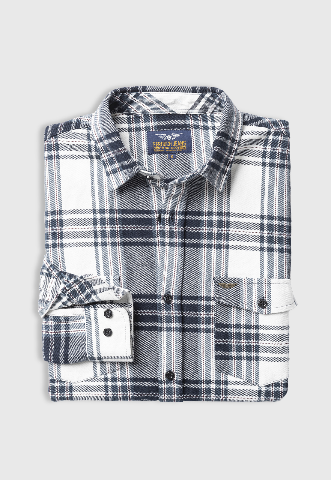 CAMISA OVERSHIRT ECRU FJ ECRU - 5