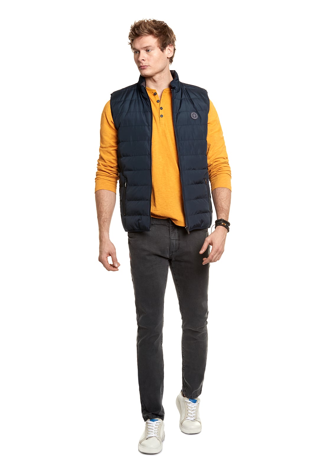 CHAQUETA SIN MANGAS REVERSIBLE NAVY - 2