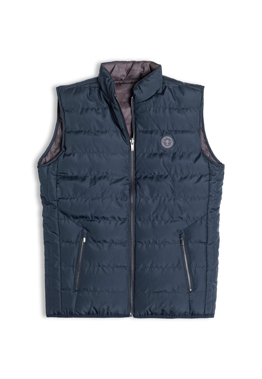 CHAQUETA SIN MANGAS REVERSIBLE NAVY - 4