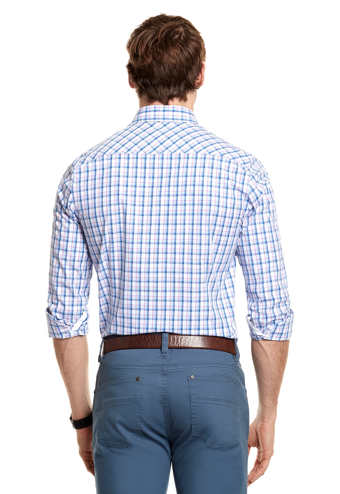CAMISA CHECKERED SEATTLE PINK - 3