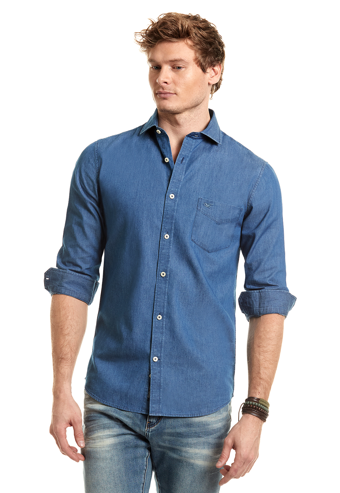 CAMISA MANHATTAN F BLUE - 1