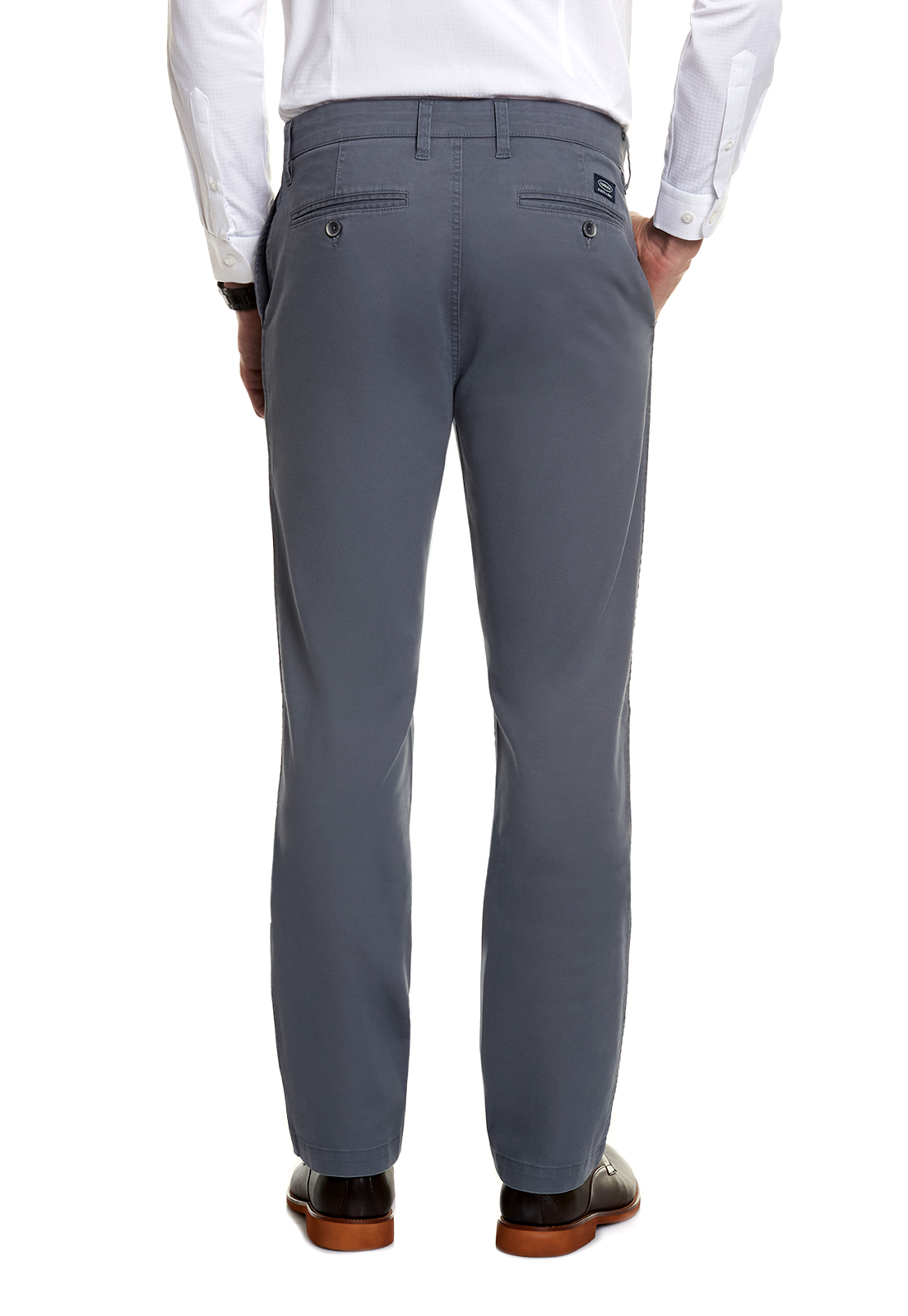 PANTALÓN TWILL SIN PLIEGUES L/33 METAL - 3