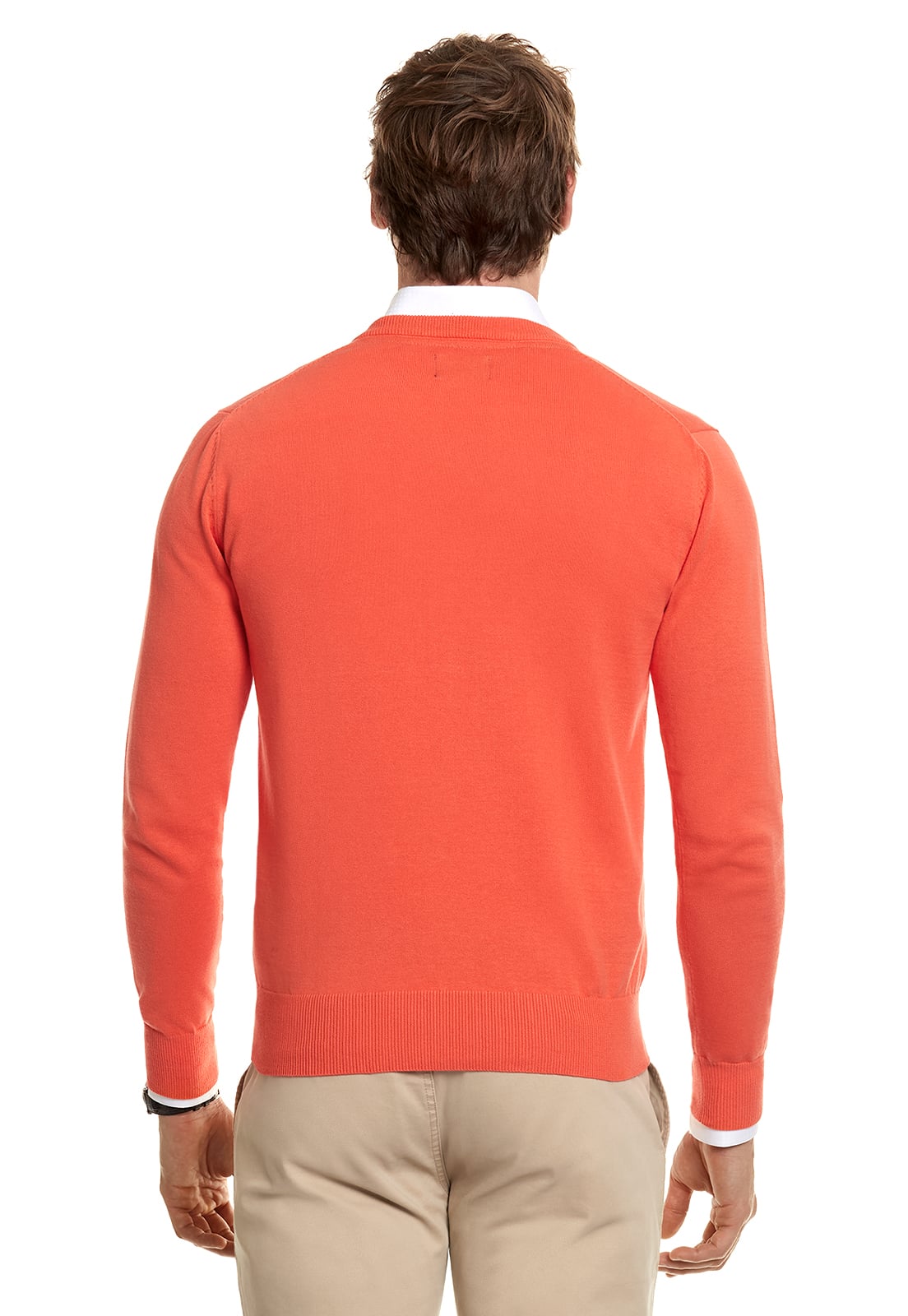 SWEATER SMART CASUAL L/S LT CORAL - 3