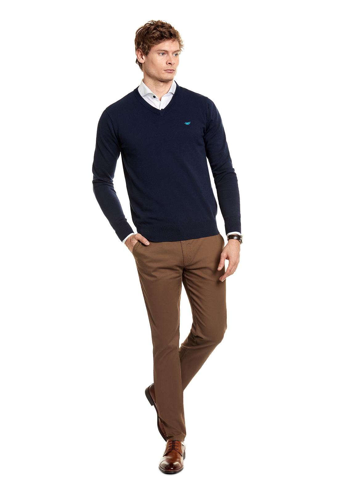 SWEATER SMART CASUAL L/S NAVY - 2