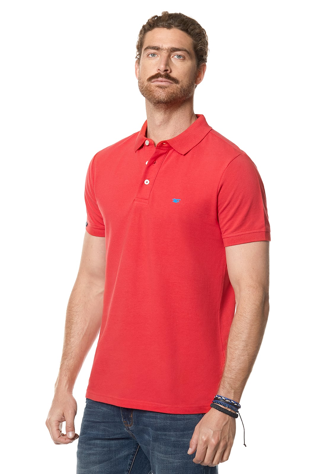 POLERA POLO KANSAS RED - 1