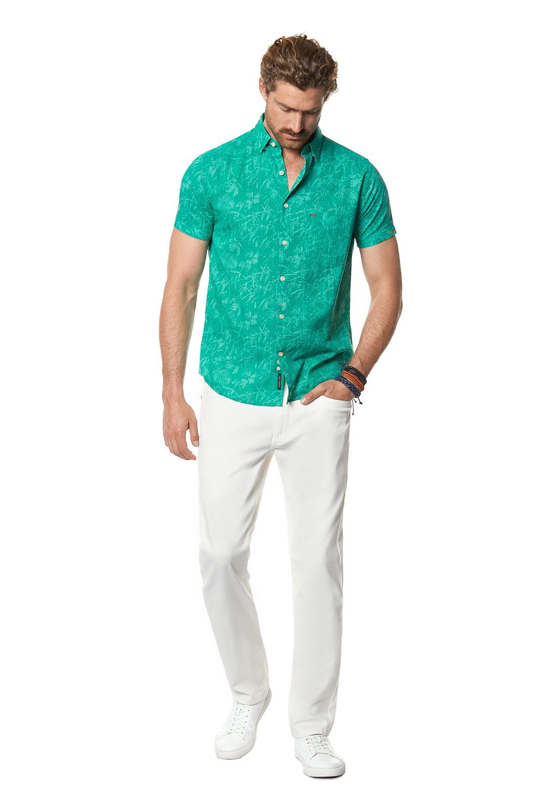 CAMISA ESTAMPADA DAKOTA FJ GREEN - 2