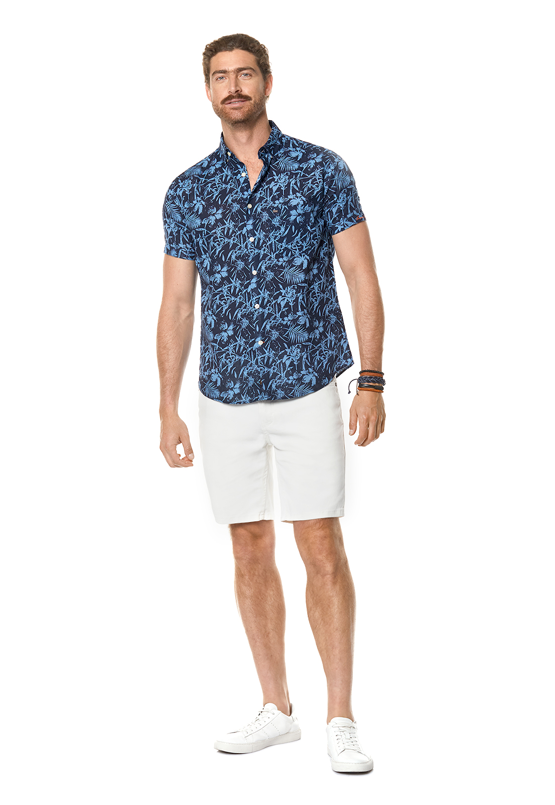 CAMISA ESTAMPADA DAKOTA FJ NAVY - 2