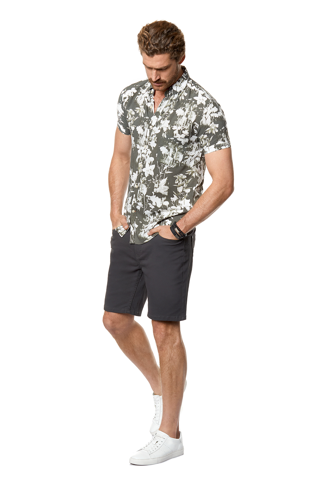 CAMISA ESTAMPADA OREGON FJ MILITARY - 2