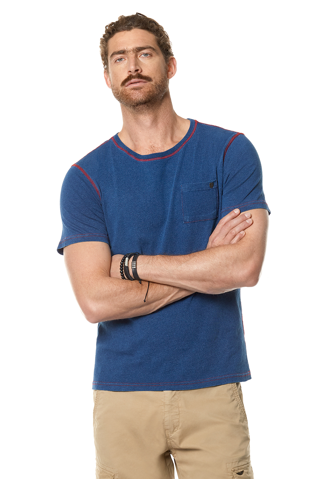 POLERA MELBOURNE INDIGO - 1