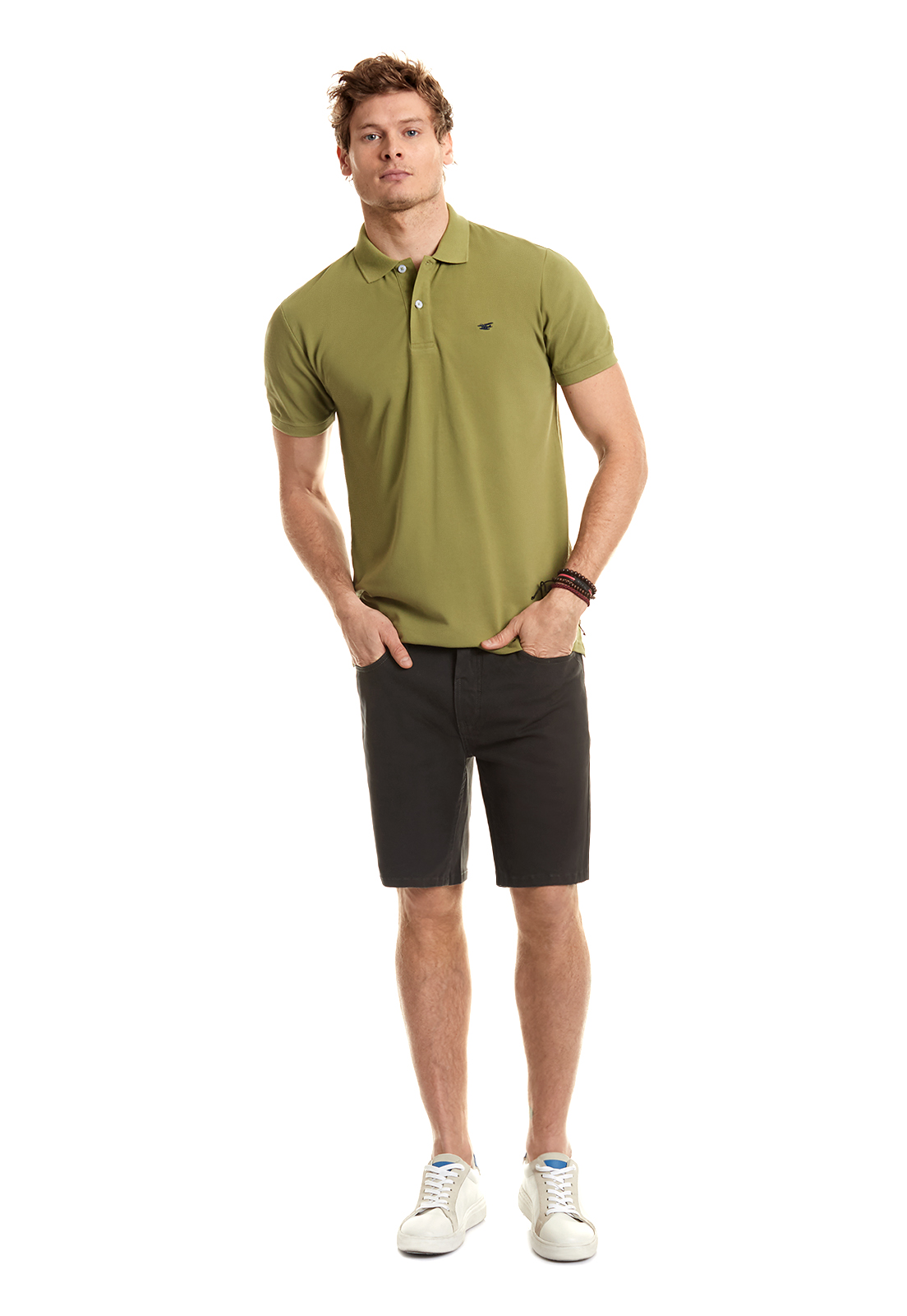 POLERA POLO BÁSICA MILITARY - 2