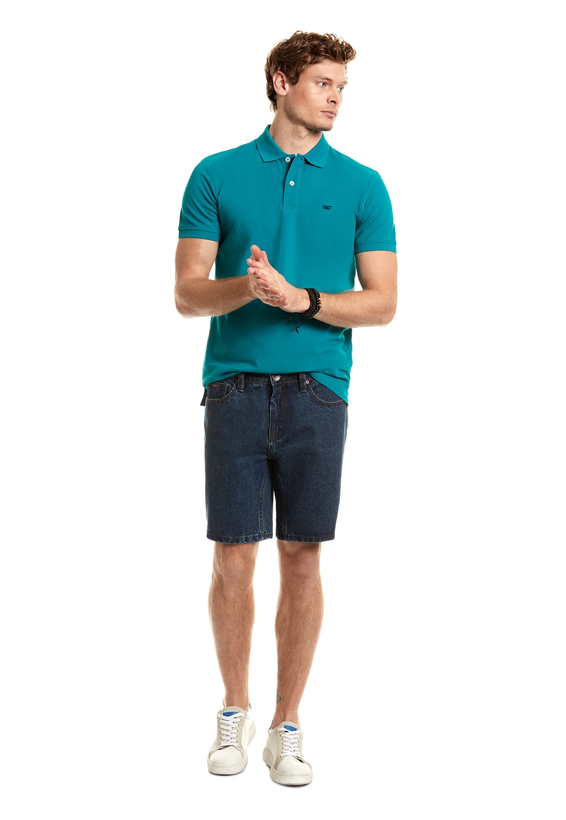 POLERA POLO BÁSICA EMERALD - 2