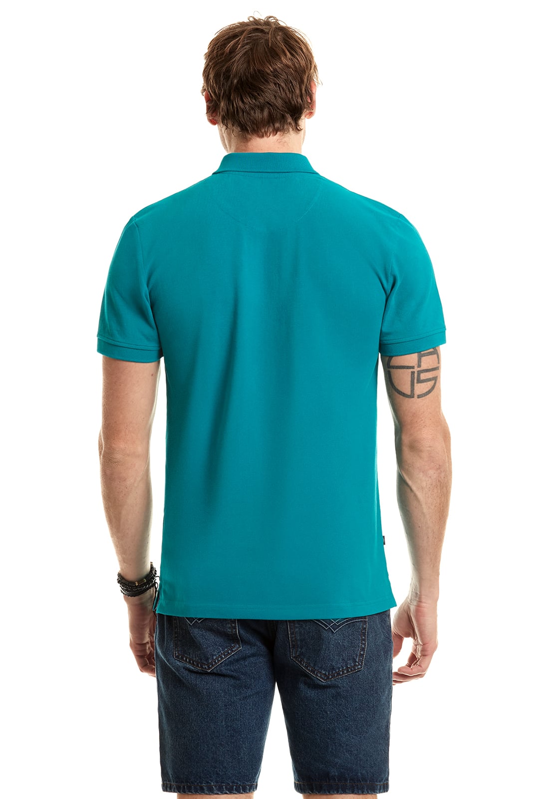 POLERA POLO BÁSICA EMERALD - 3