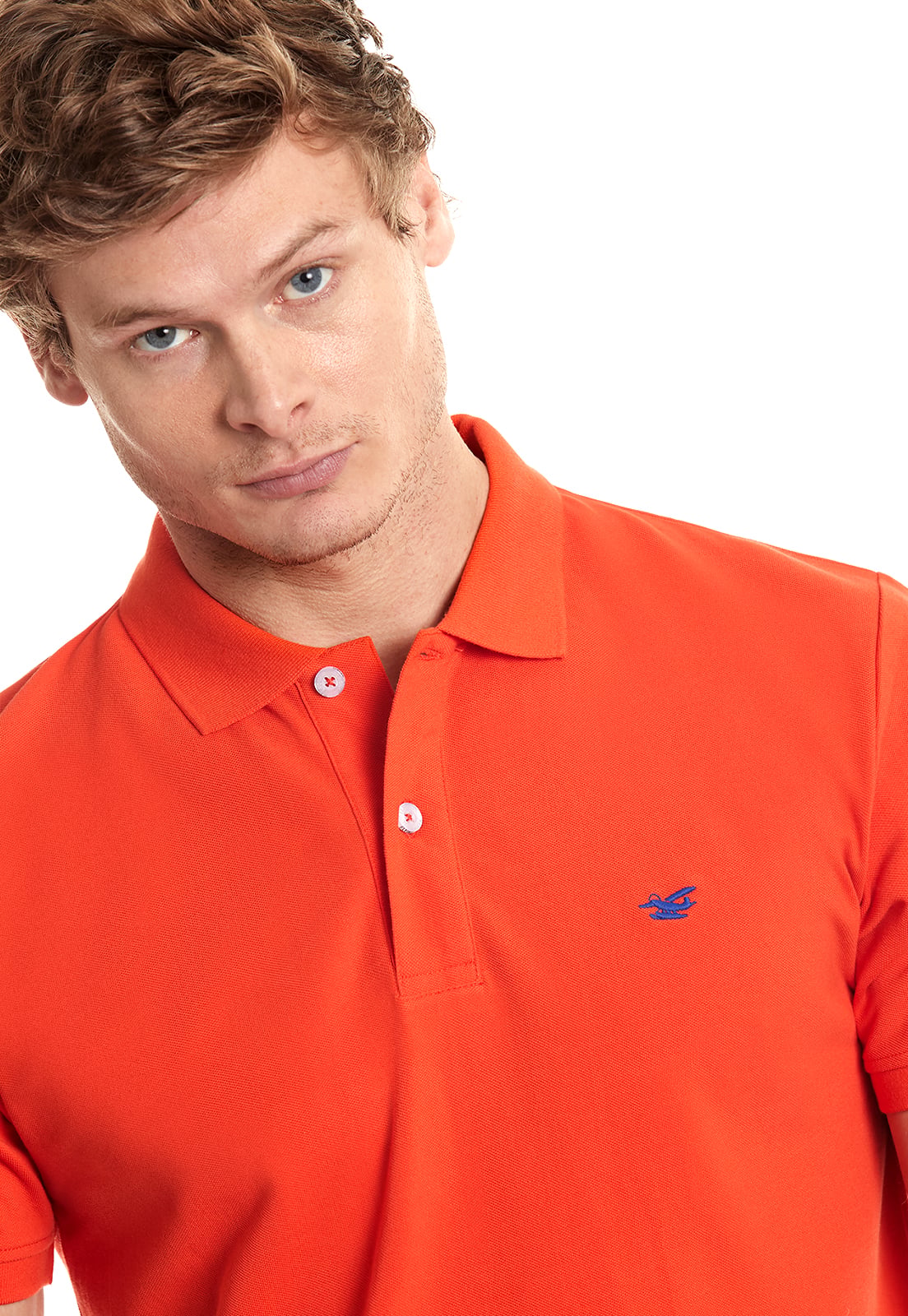 POLERA POLO BÁSICA CORAL - 3