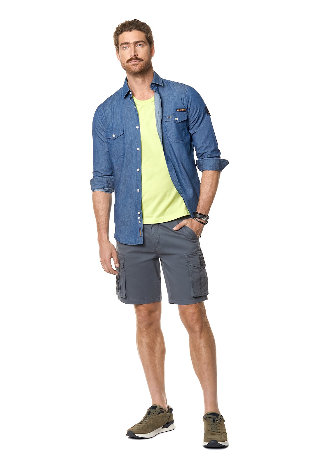 CAMISA SAFARI FJ BLUE - 2