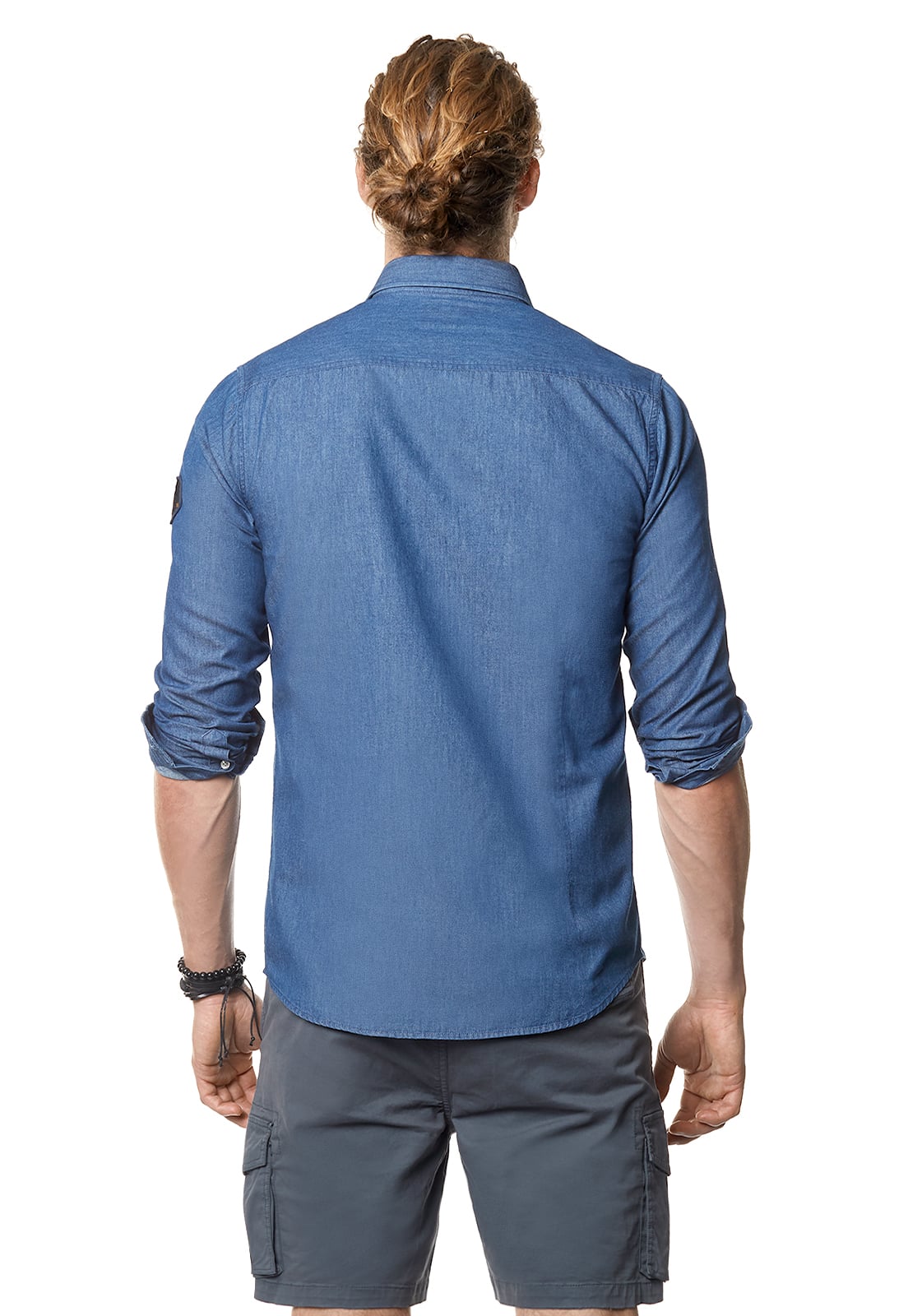 CAMISA SAFARI FJ BLUE - 3