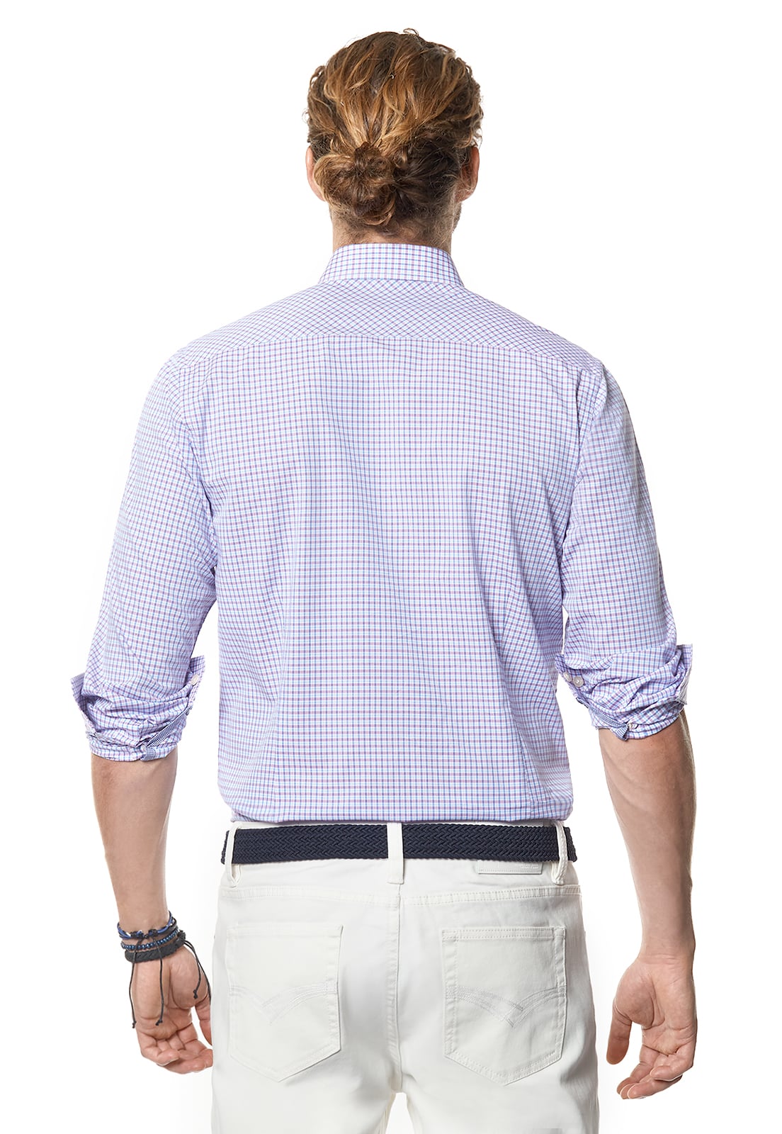 CAMISA CHECKERED ILLINOIS F PINK - 3