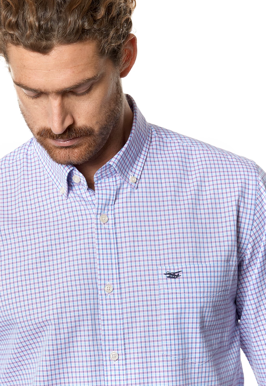 CAMISA CHECKERED ILLINOIS F PINK - 4