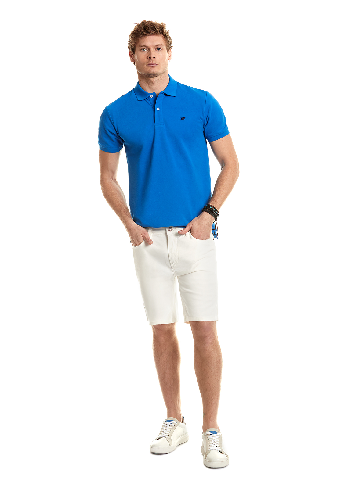 POLERA POLO BÁSICA BLUE - 2