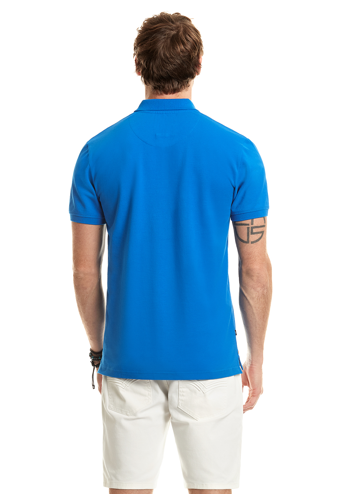 POLERA POLO BÁSICA BLUE - 3