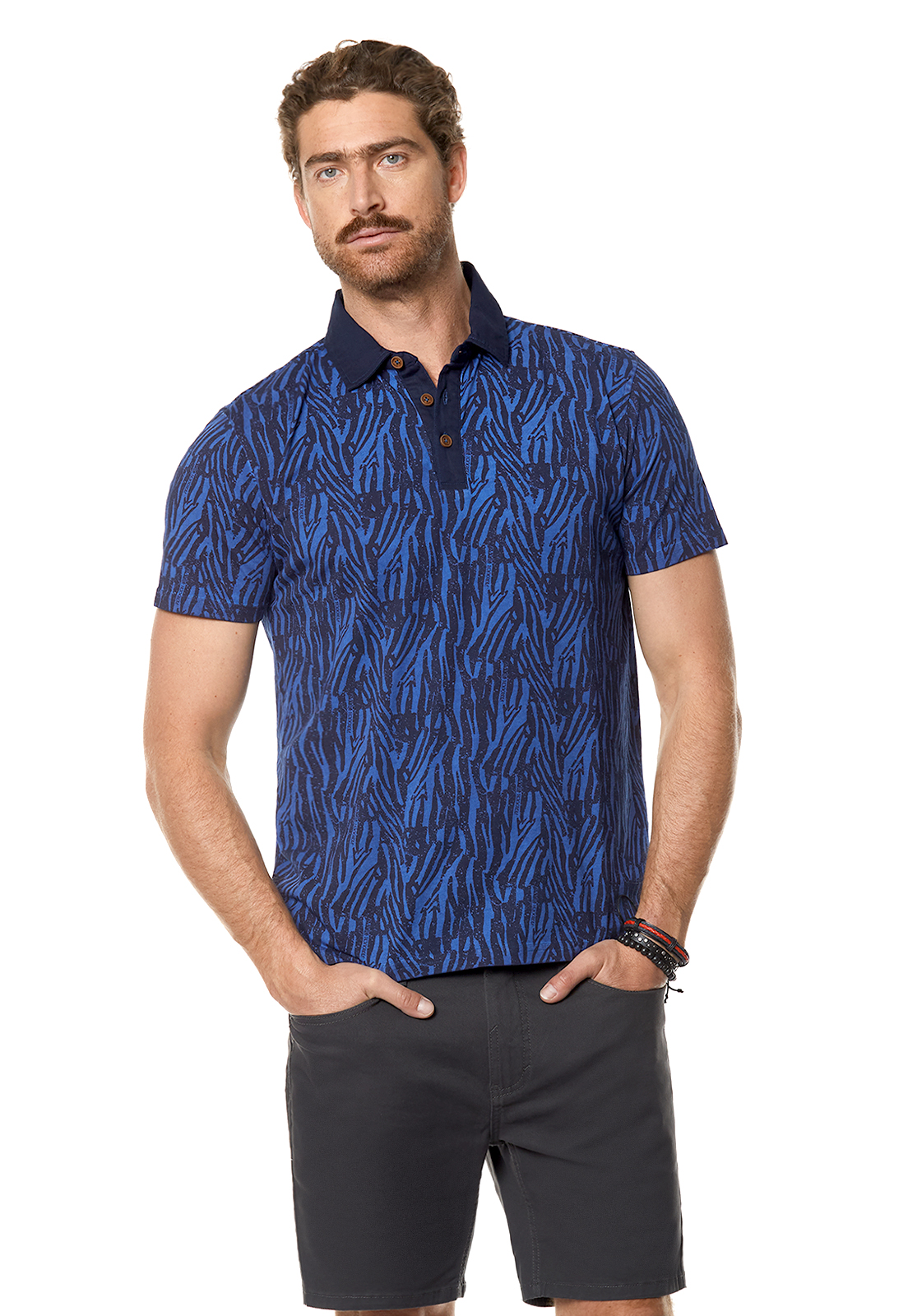 POLERA POLO CONNECTICUT INDIGO - 1