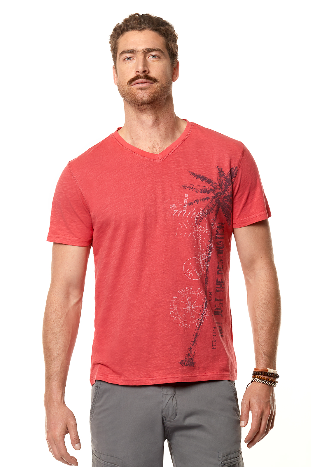 POLERA NAPLES DK RED - 1