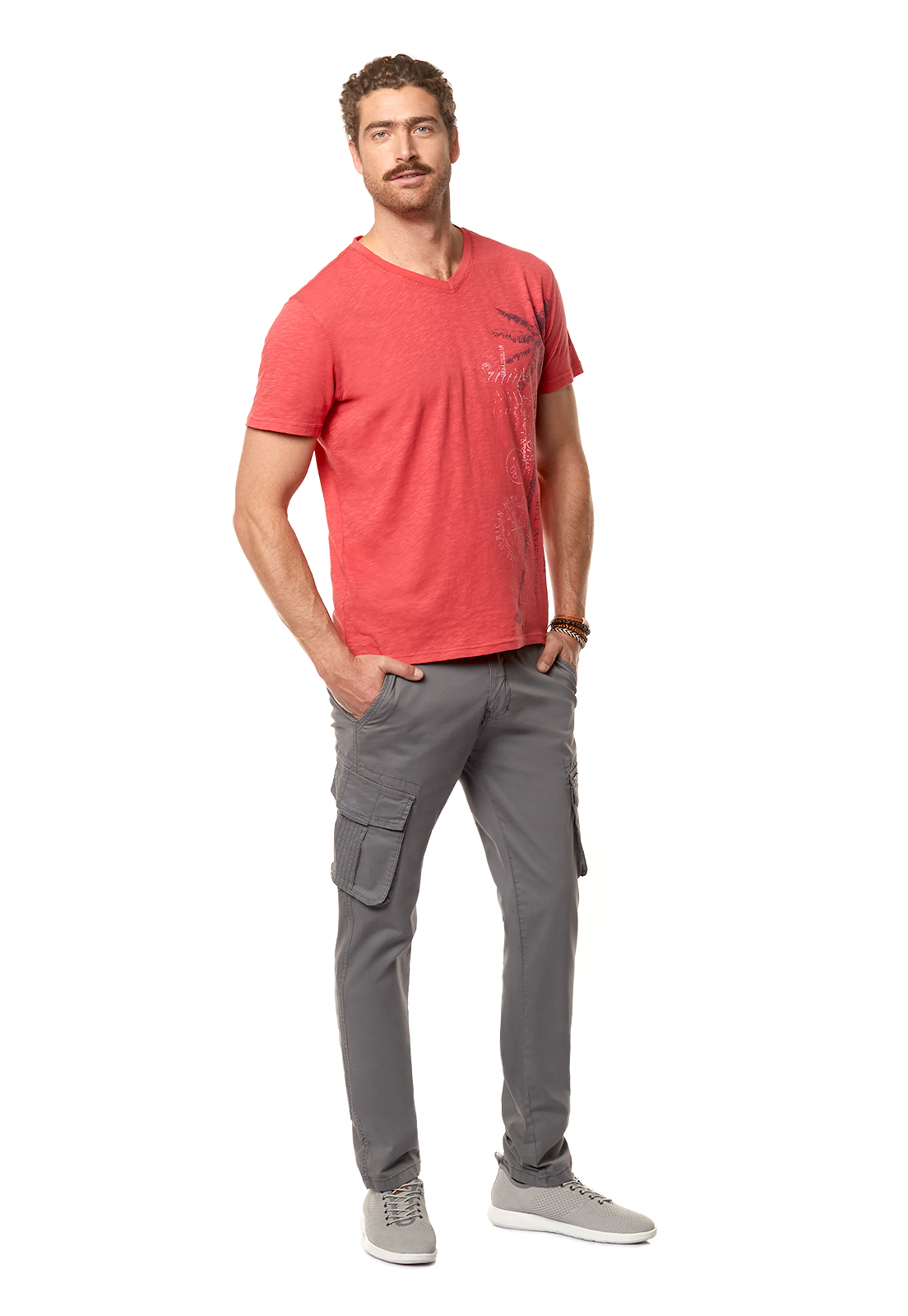 POLERA NAPLES DK RED - 2