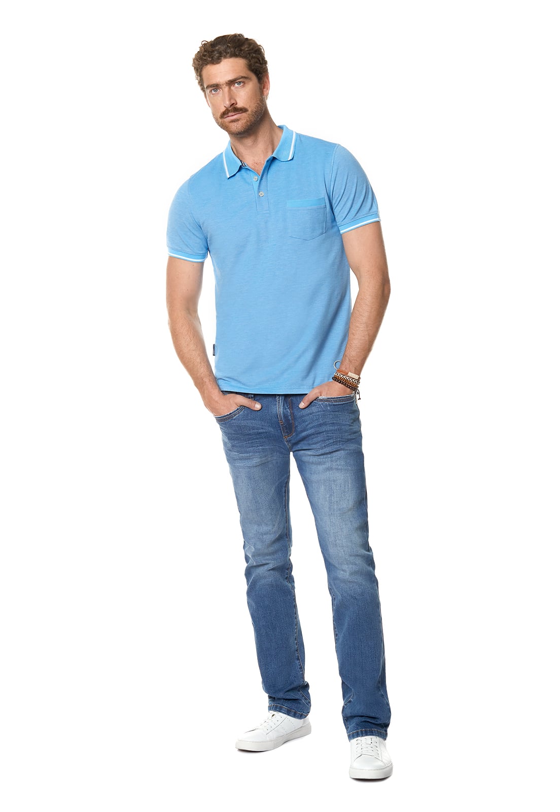 POLERA POLO GEORGIA BLUE - 2