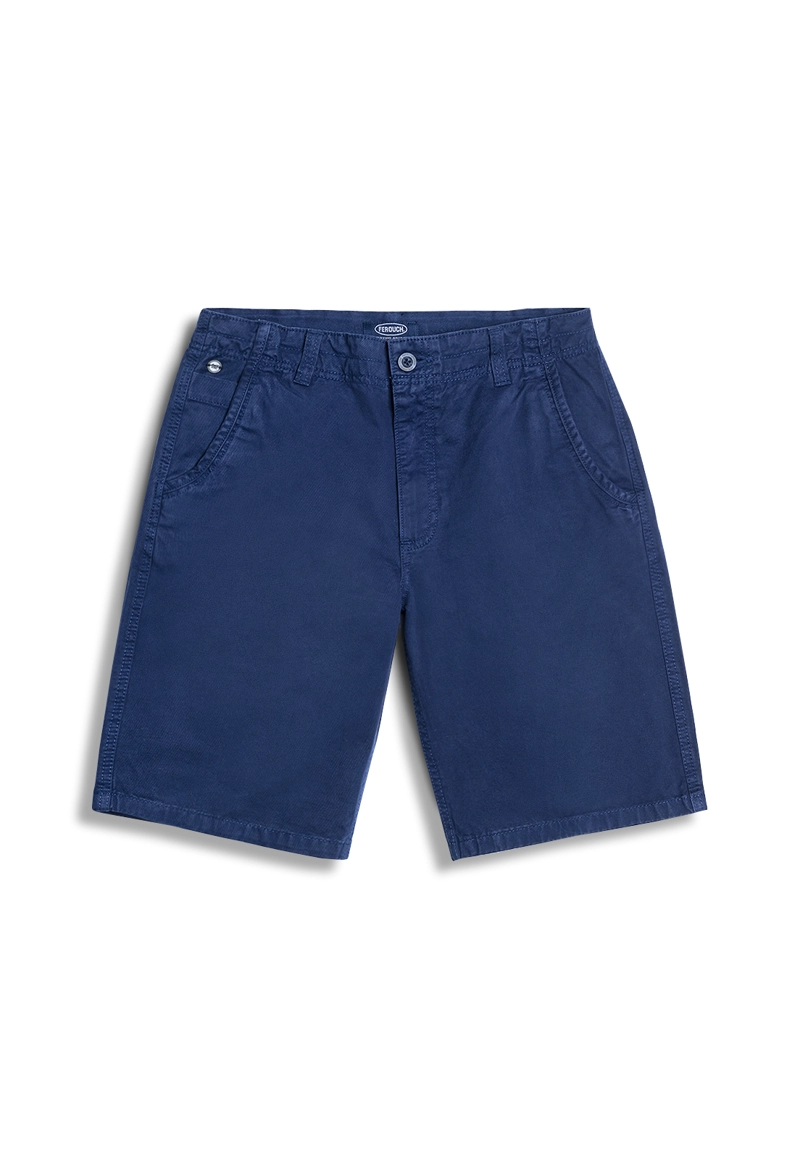 BERMUDA GARMENT DYED F NAVY - 1