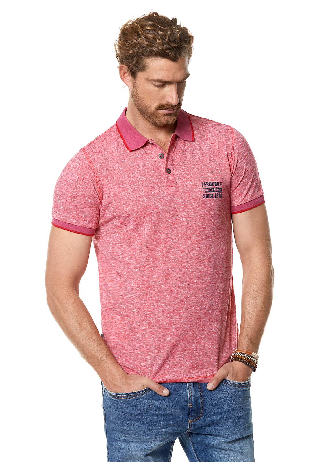 POLERA POLO IOWA BORDEAUX - 1