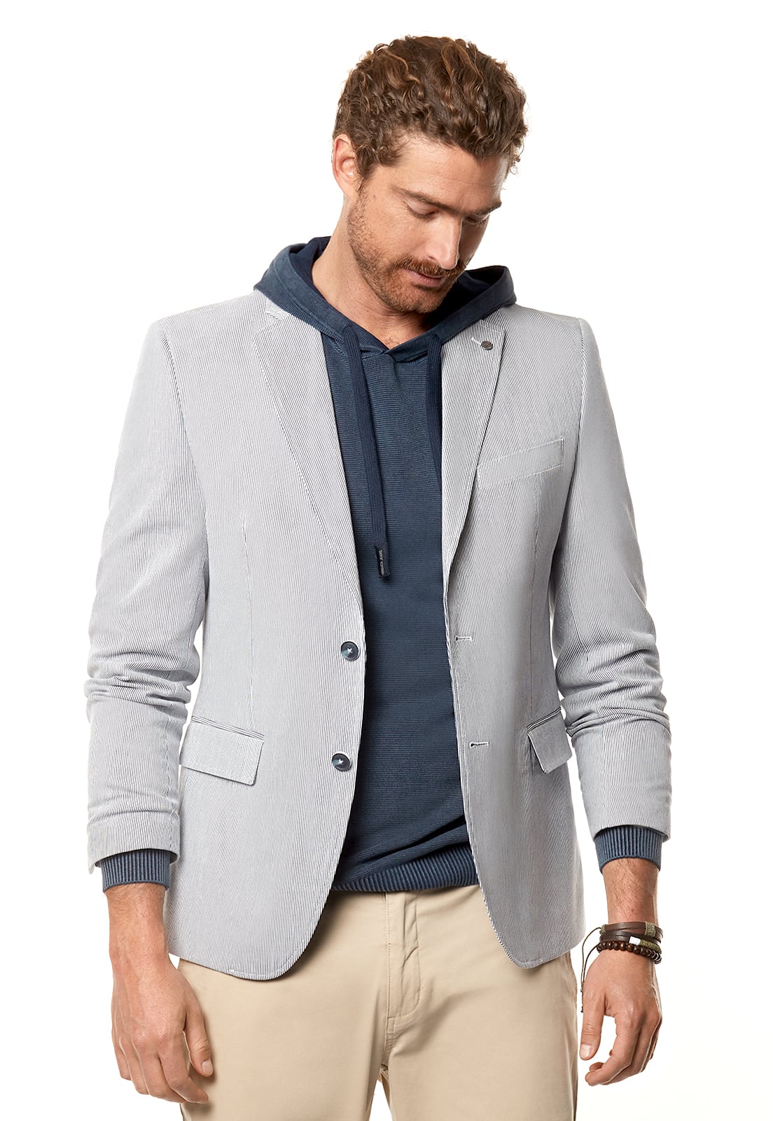 BLAZER STRIPED BLUE - 1