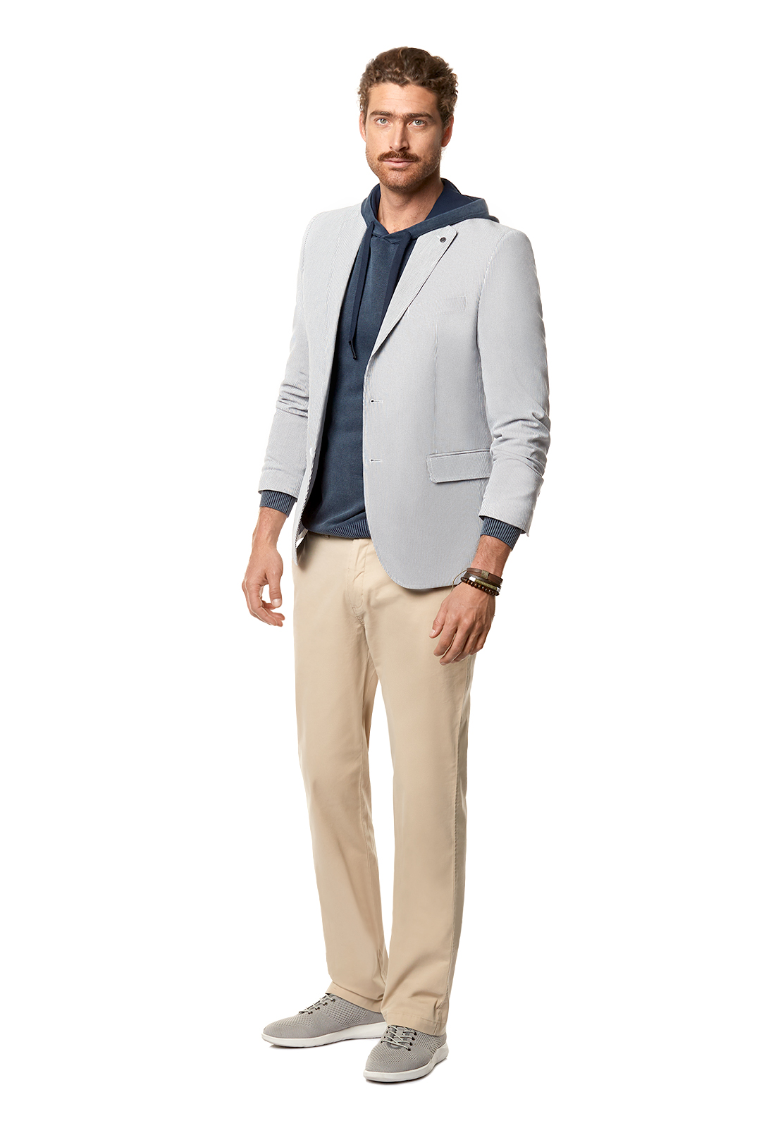 BLAZER STRIPED BLUE - 2