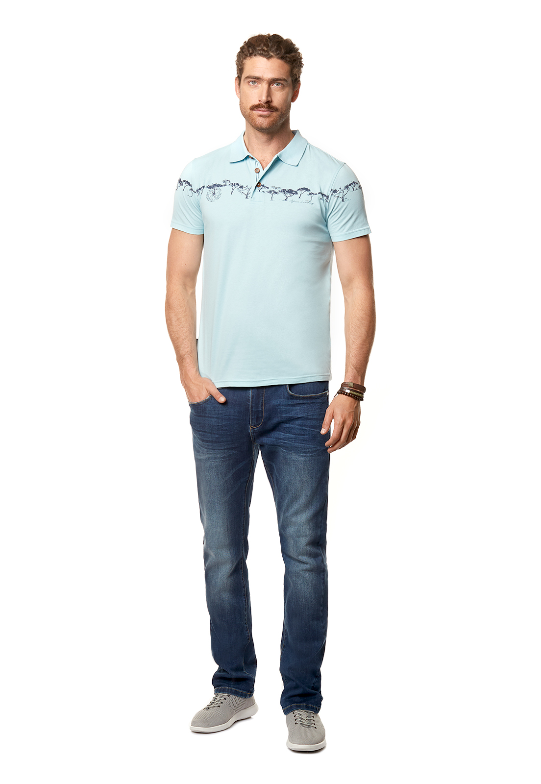 POLERA POLO WISCONSIN LT. BLUE - 2